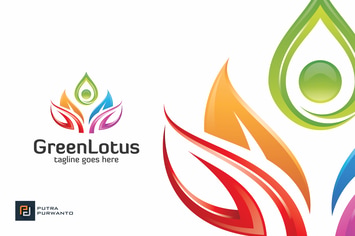 Green Lotus - Logo Template
