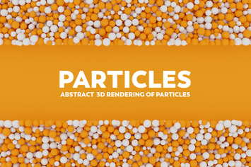 Abstract  3D Rendering of Particles