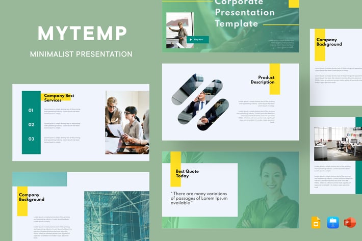 Mytemp - Minimal & Corporate Presentation