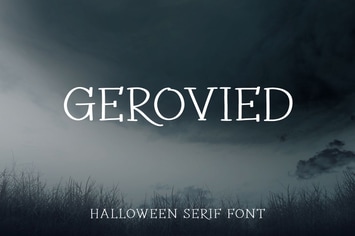 Gerovied - Halloween Serif Font