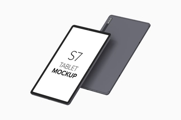 S7 Tablet Mockup