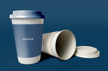 Take Away Coffee Cups Mockup