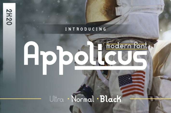 Appolicus - Bold, Regular, Ultra - Modern Font