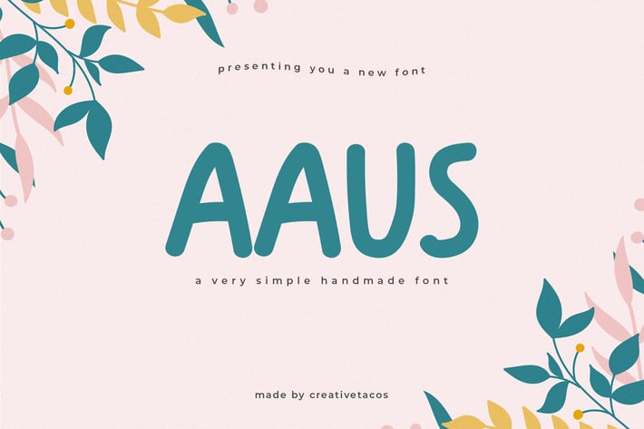 Aaus Handmade Brush Font