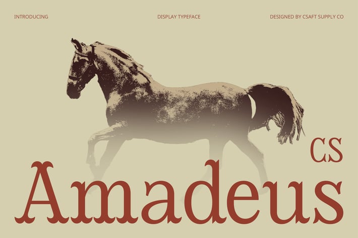 Amadeus – Tuscan Font