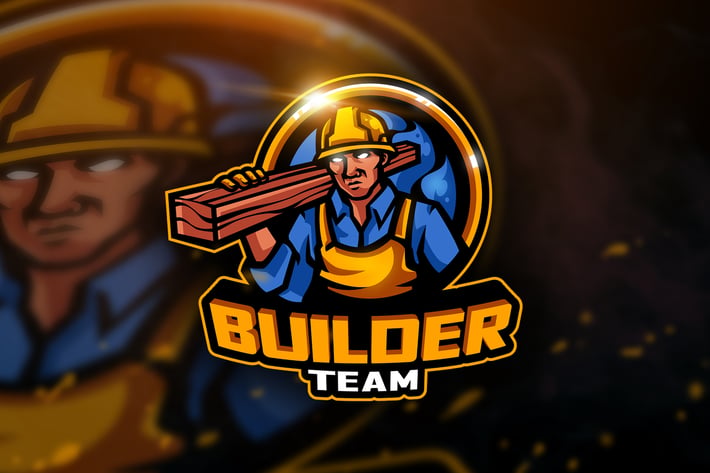 Builder Team - Mascot & Esport Logo