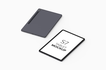 S7 Tablet Mockup