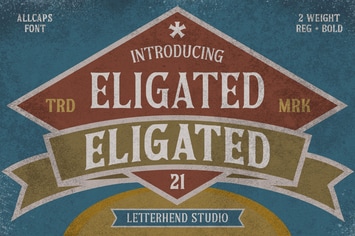 Eligated - Serif Display Font
