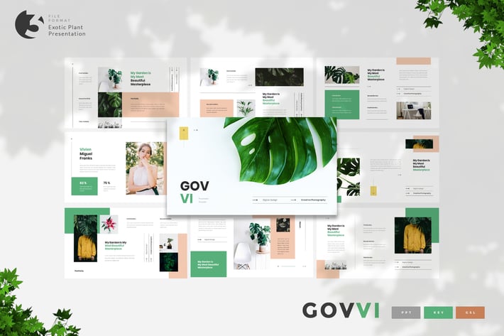 Govvi- Exotic Plant Presentation Template