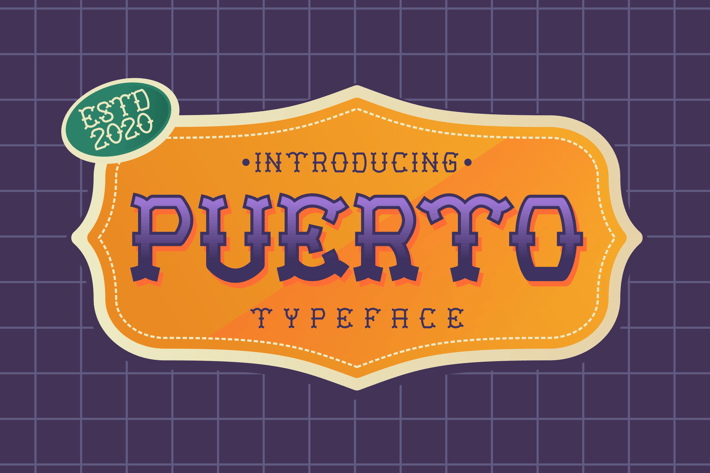 Puerto Playful Tattoo Font