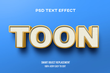 Toon text effect