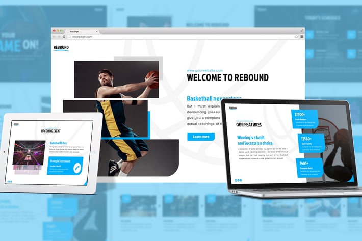 Rebound - Sport Google Slides Template
