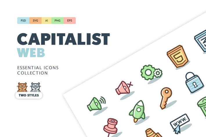 Capitalist Icons: Web Essentials