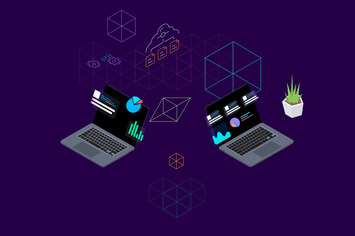 Blockchain Platform Isometric Illustration 4