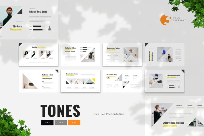 Tones - Creative Presentation Template
