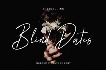 Blind Dates | Modern Signature Font