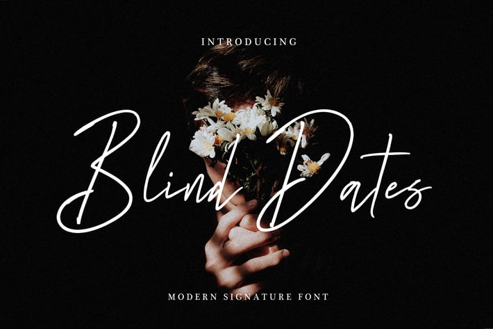 Blind Dates | Modern Signature Font