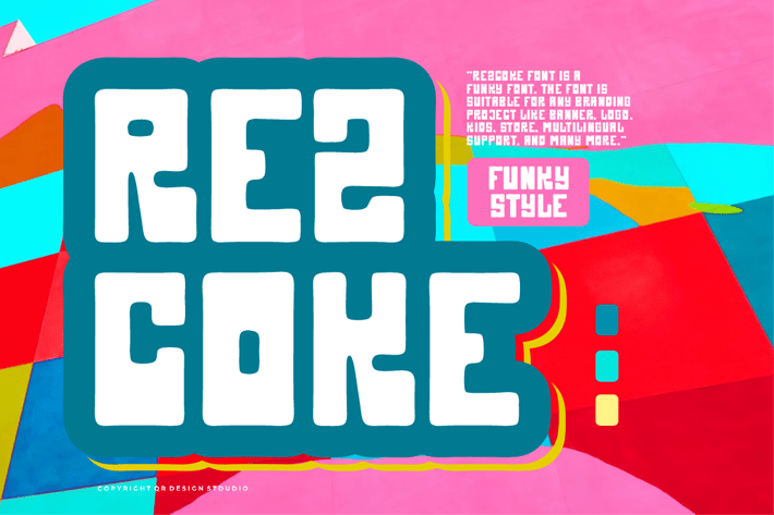 Rezcoke - Funky Font