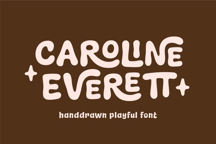 Caroline Everett - Handdrawn Font