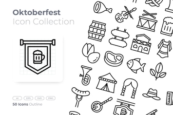 Oktoberfest Outline Icon