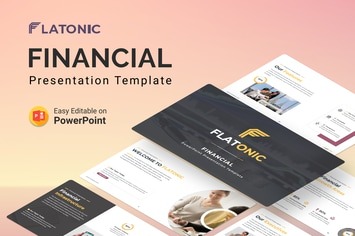Flatonic – Financial PowerPoint Template