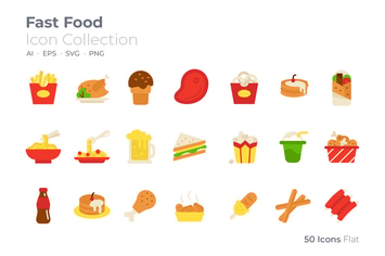 Fast Food Color Icon