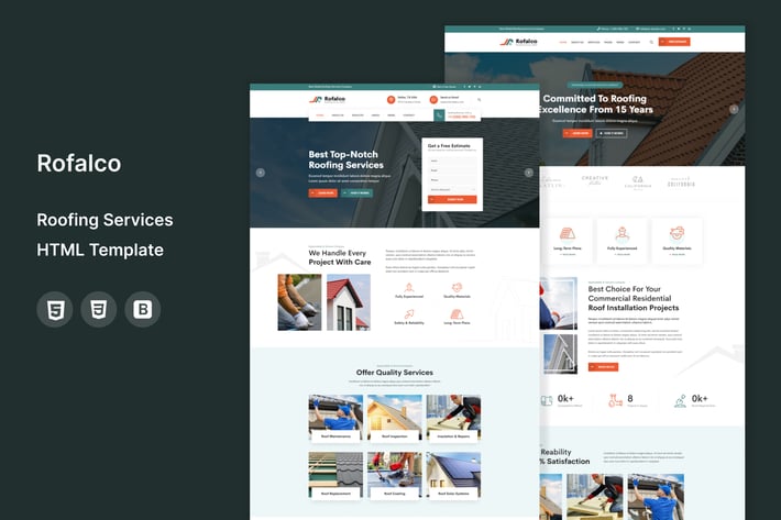 Rofalco - Roofing Services HTML Template