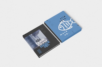 Book Cover & Slide Case Mockups