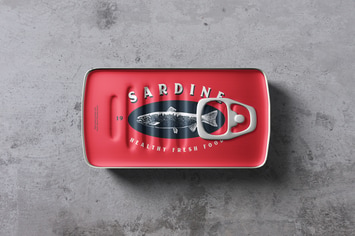 Food Tin Can Mockups