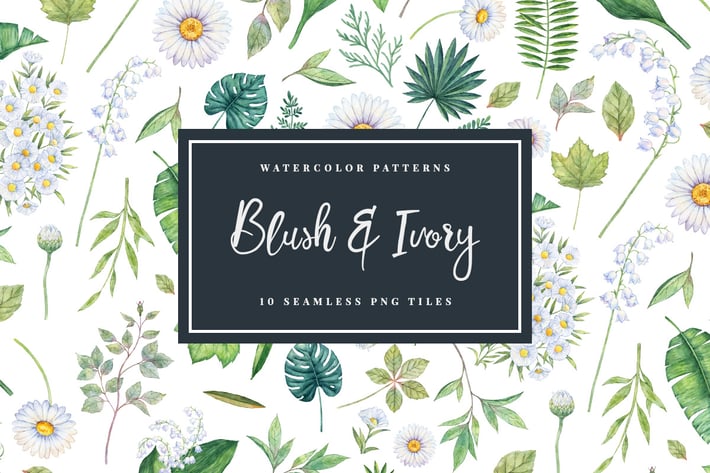 Blush & Ivory - Seamless Patterns