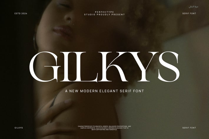 Gilkys Elegant Serif Font Typeface