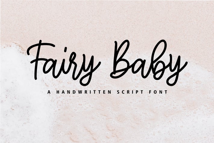 Fairy Baby - Signature Handwritten Font