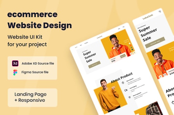 ecommerce - website UI Kit