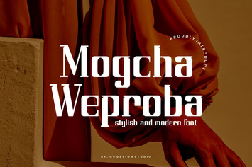 Mogcha Weproba - Serif & Modern Font