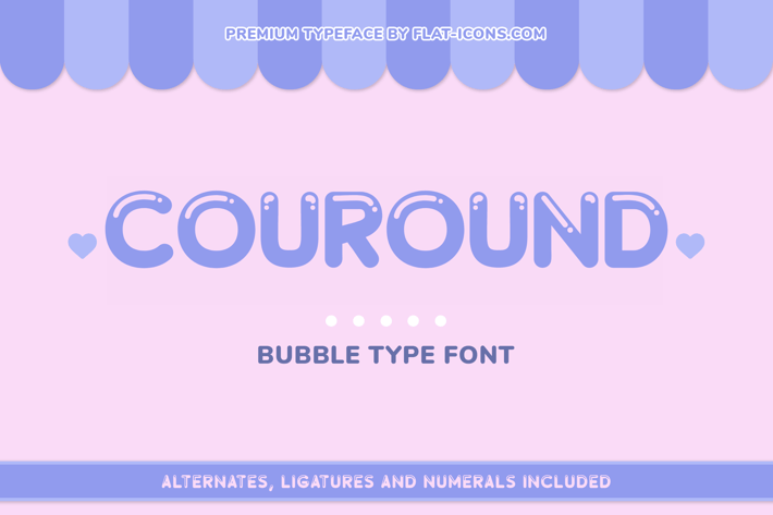 Coround Bubble Font