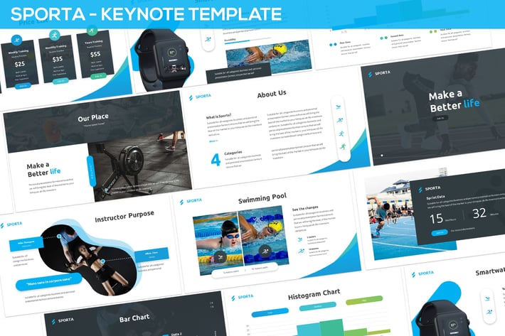 Sporta - Keynote Presentation Template