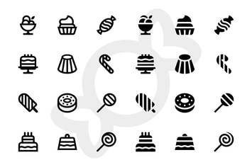 Dessert icons