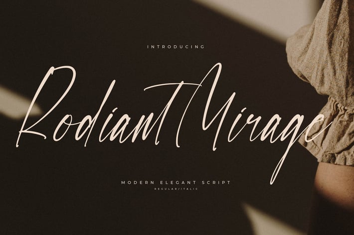 Rodiant Mirage Modern Elegant Serif Font