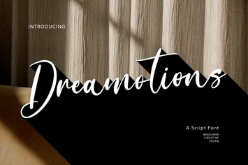 Dreamotions Handwritten Script Font