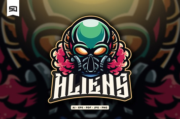 Alien Logo Mascot Design