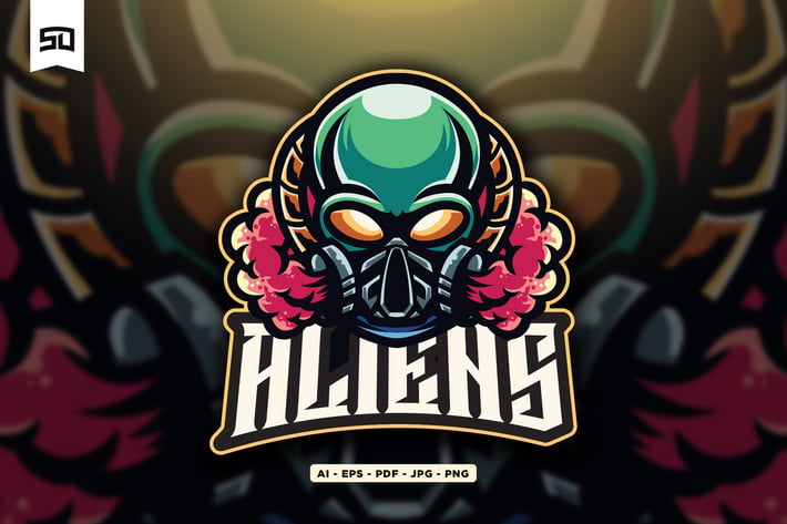 Alien Logo Mascot Design