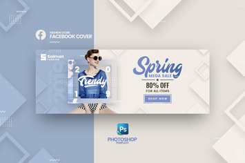 Salman - Fashion Store Facebook Cover Template