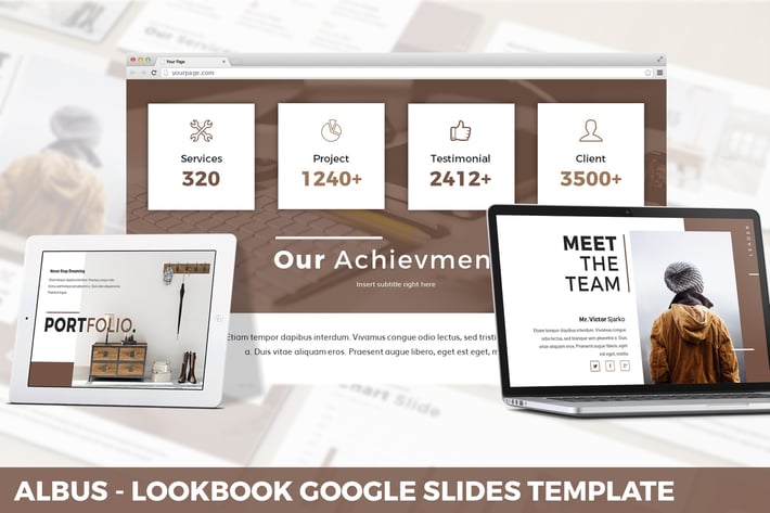 Albus - Lookbook Google Slides Template