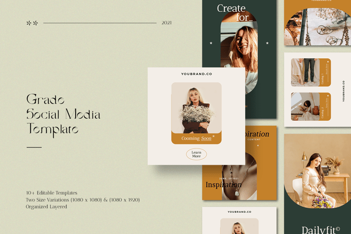 Instagram Templates - Grade