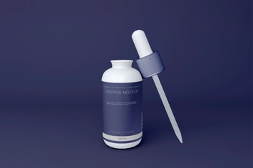 Dropper Bottle Mockup
