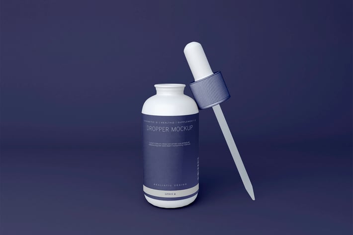 Dropper Bottle Mockup