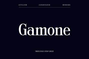 Gamone Display Serif Font