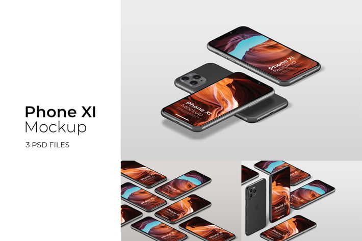 iPhone 11 Presentation - Mockup Vol.2