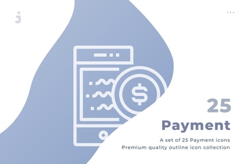 25 Payment icon set