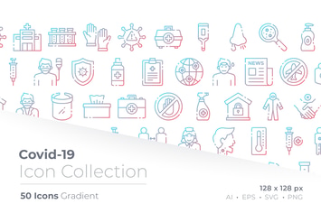 Covid-19 Gradient Icon